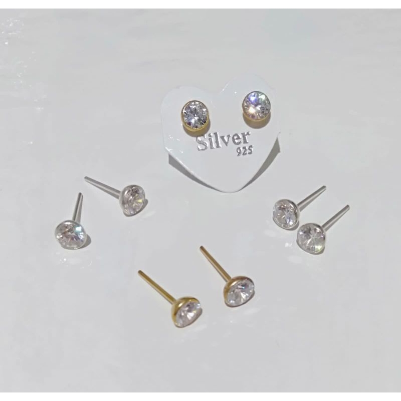 Anting Tusuk Atau Giwang Mata Burung(Perak 925)