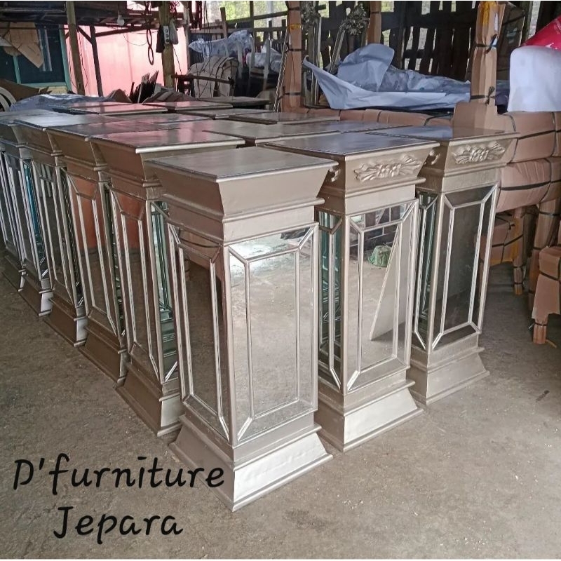 vas bunga kaca dekorasi pelaminan, stand flower pelaminan kaca stand, vas bunga kaca