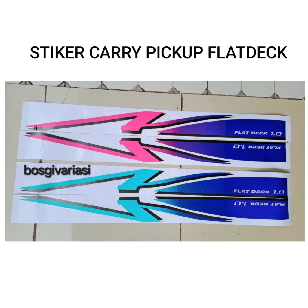 Stiker List Body Suzuki Carry 1.0 Pick up bak  / stiker carry 1.0 flat deck pickup bak / stiker suzu