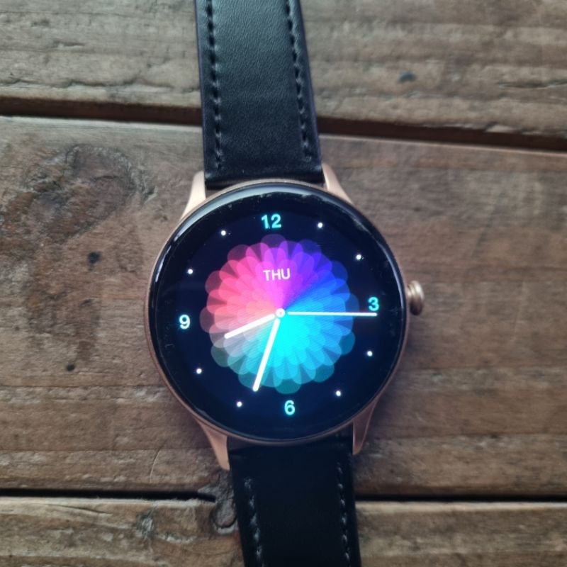 SmartWatch Olike Amoled AOD Strap Kulit Fullset