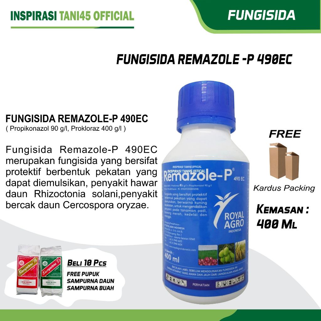 Fungisida Remazole - P 490EC 400 ml