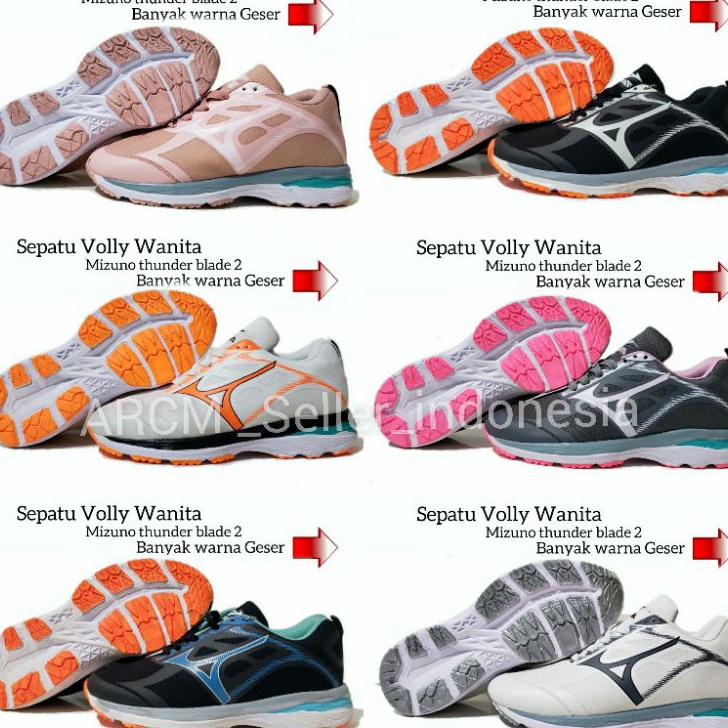 Diskon Sepatu Volly Wanita Mizuno Sepatu Olahraga Volly Mizuno Wanita