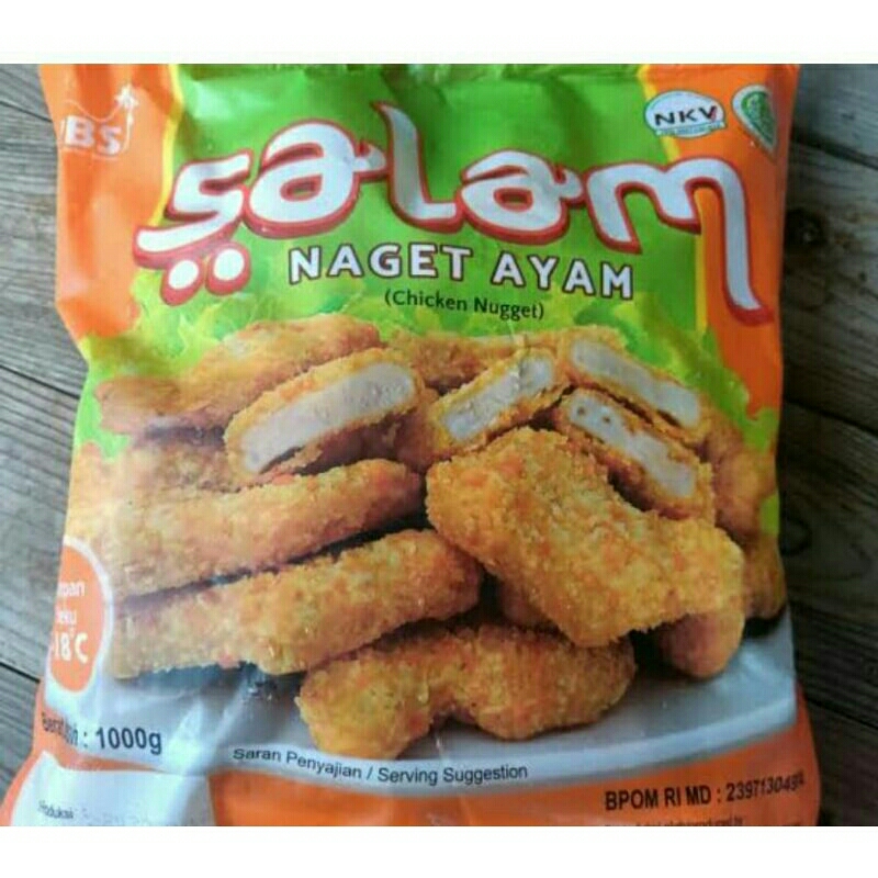 

nugget salam rasa ayam 1000g