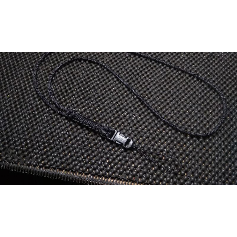 

lanyard paracord | lanyard id card | full black