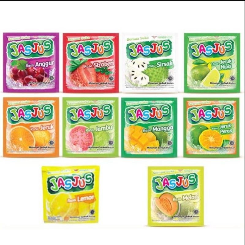

JASJUS MINUMAN SERBUK ANEKA RASA 8GR X 10 SACHET