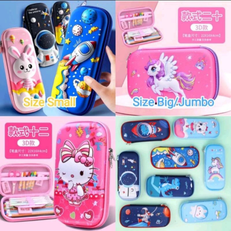 

KOTAK PENSIL 3D Pensil case Tempat pensil bahan eva ringan