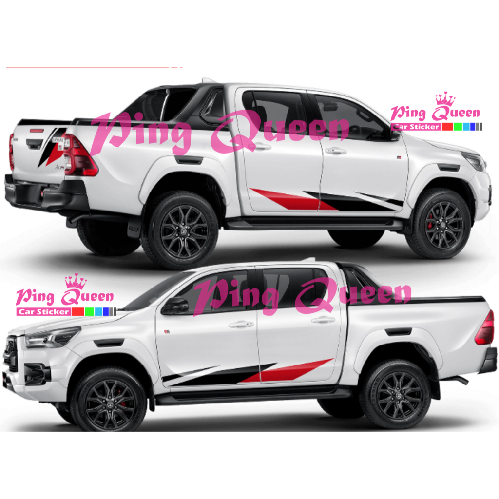 STICKER CUTTING STICKER MOBIL REVO GR SPORT STICKER LIST MOBIL TOYOTA REVO GR SPORT