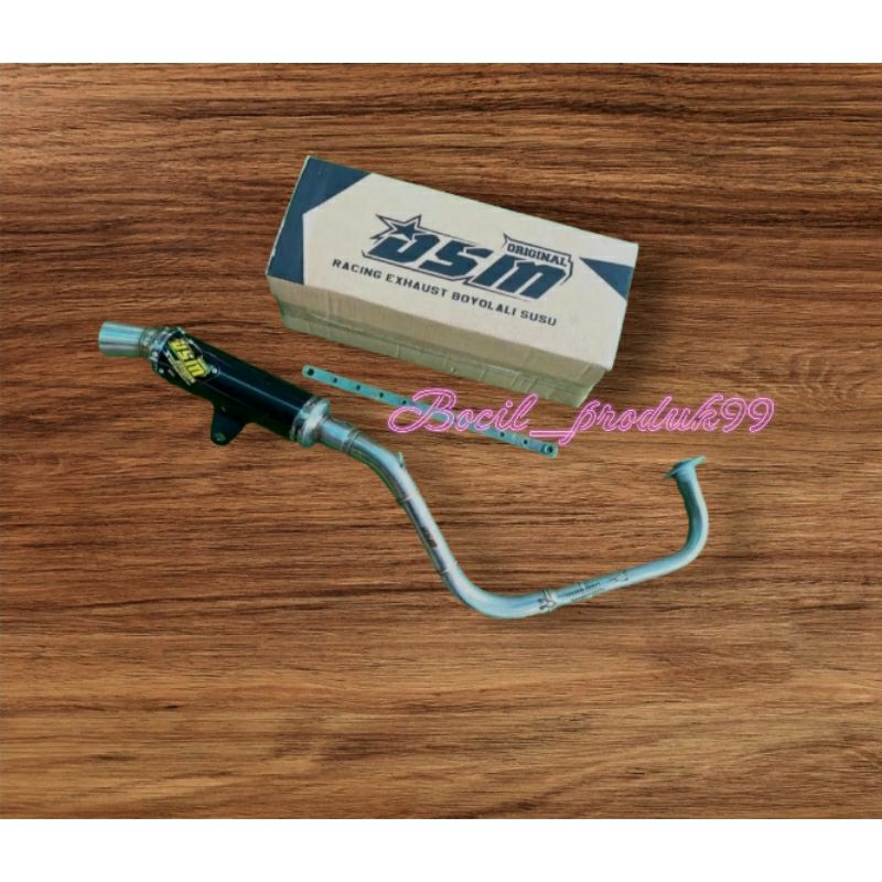 KNALPOT RACING ORIGINAL DSM DRAG BLACK SERIES INLET 38 FULL SYSTEM ALL MATIC