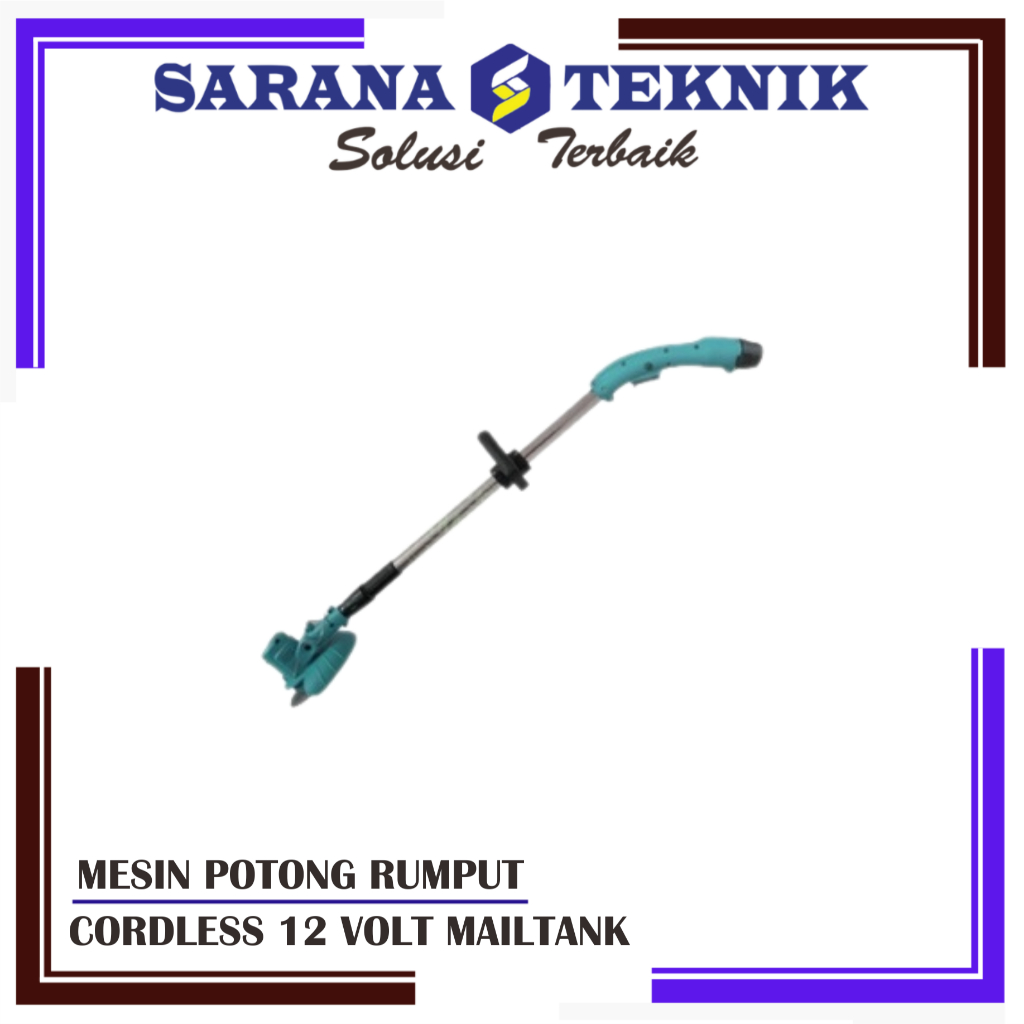 MESIN POTONG RUMPUT CORDLESS / CAS 12 VOLT MAILTANK