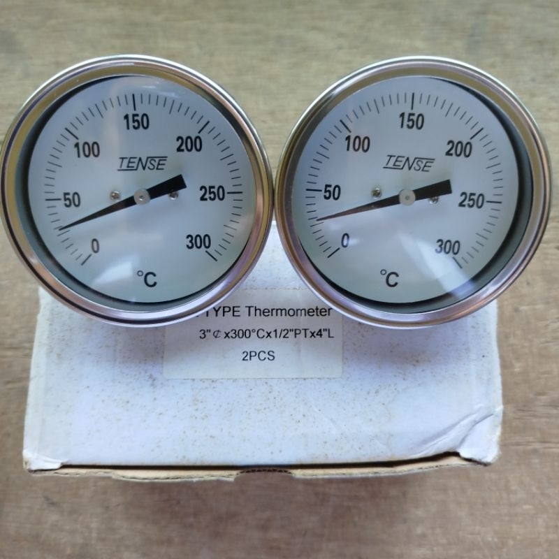 TENSE Bimetal Thermometer Payung Suhu Oven 300 Derajat Temperatur Suhu 300°C 3"