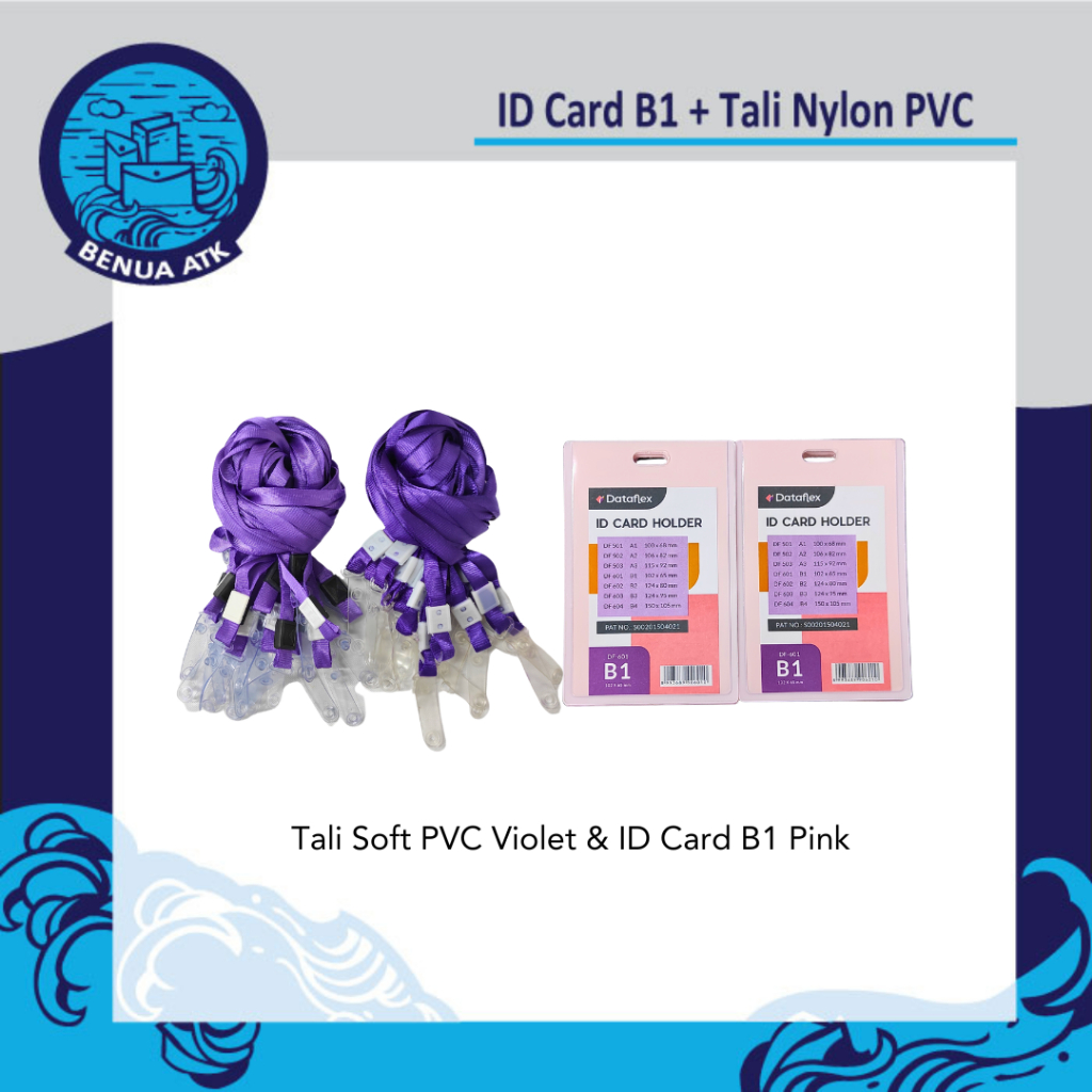 

Bundling ID Card B1 + Tali ID Nylon Soft PVC Dataflex [NYLKSFP]