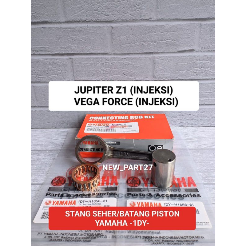 stang seher set (1DY) batang piston Jupiter Z1 injeksi/Vega force injeksi