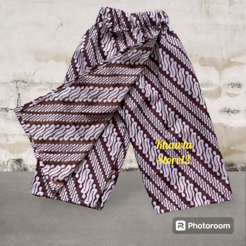 Sarung Celana Anak/Rok Celana Anak/Motif Batik