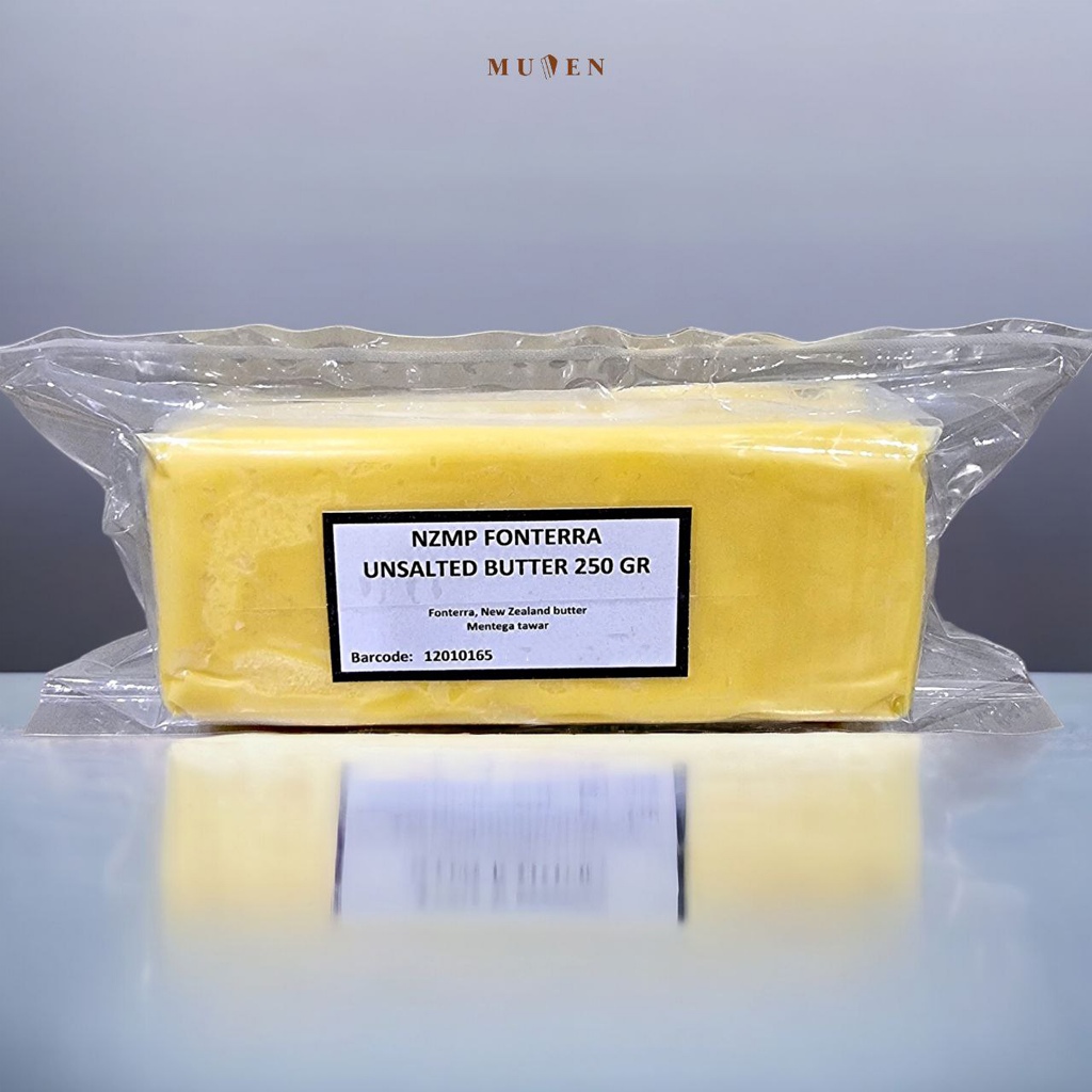 

NZMP FONTERRA UNSALTED BUTTER 250 GR