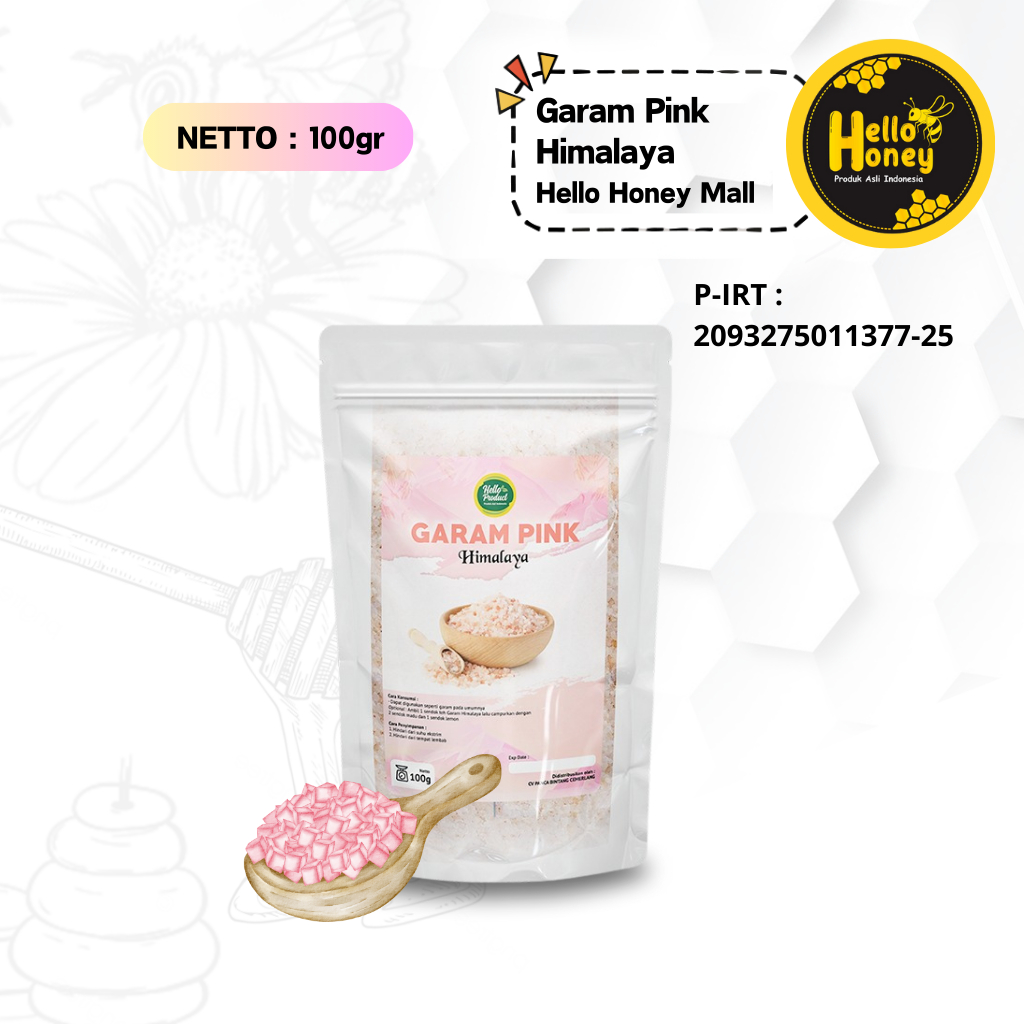 

Garam Himalaya - Salt Pink Himalaya Premium 100 Gram Hello Product