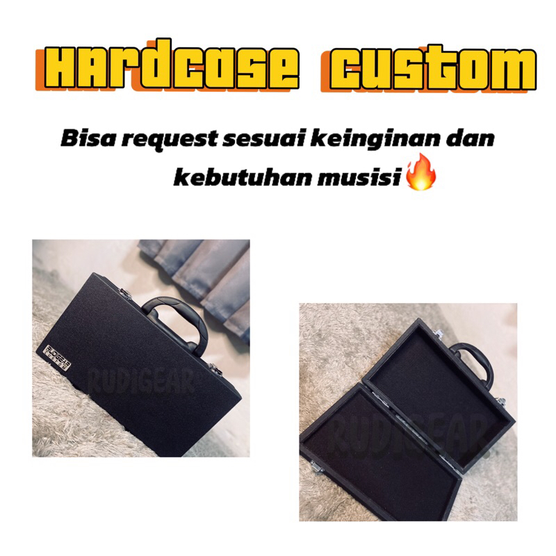 custom hardcase efek gitar 50x25x10 for zoom g7.1ut amplas