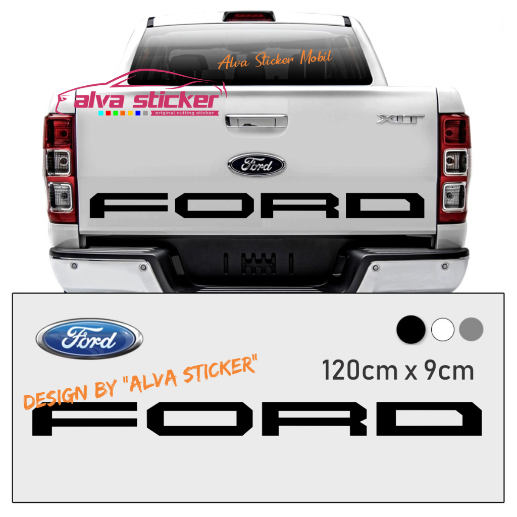 sticker ford ranger stiker ford everest stiker bak belakang & kaca depan mobil ford ranger ford ever