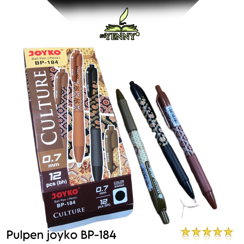 

Pulpen Click Joyko / Ball Pen Joyko Culture 0.7mm