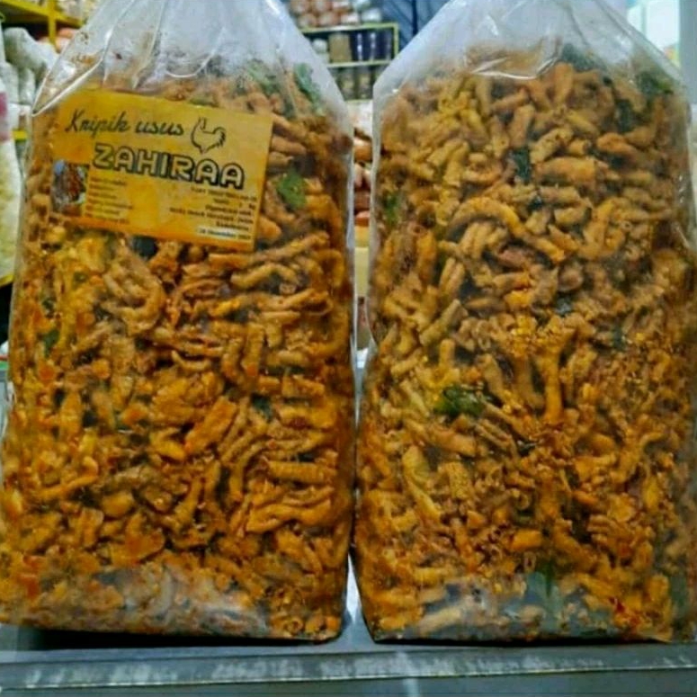 

Keripik Usus Krispi Tidak Terlalu Pedas/Keripik Usus Ayam 1 Kg