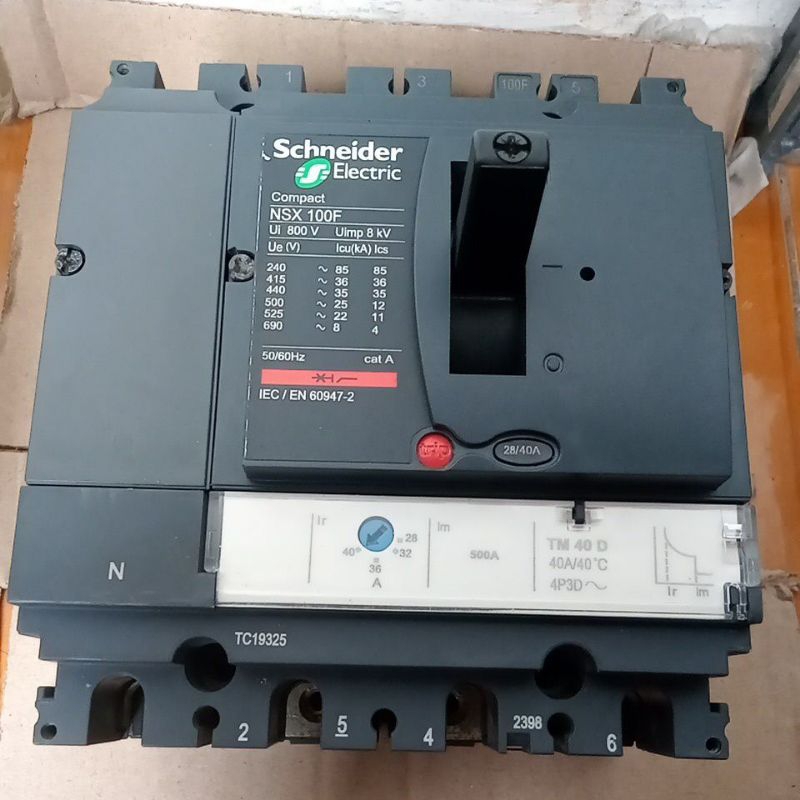 MCCB NSX 100F 40A 4p SCHNIDER ORIGINAL