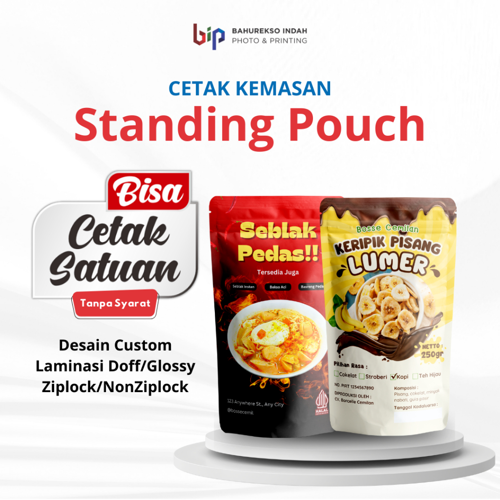 

Kemasan Standing Pouch Custom