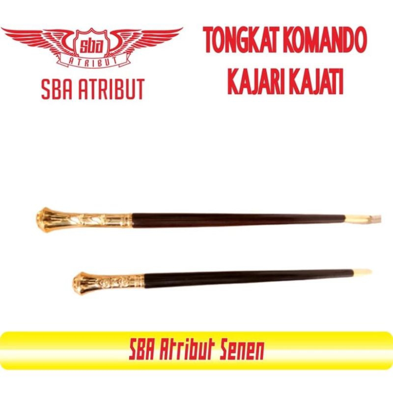 Tongkat Komando KAJARI KAJATI KEJAKSAAN | Gratis Kotak