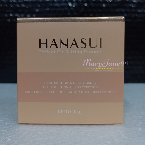 HANASUI Perfect Fit Setting Powder 12g / Bedak Tabur / Bedak Hanasui / Loose Powder / Setting Powder