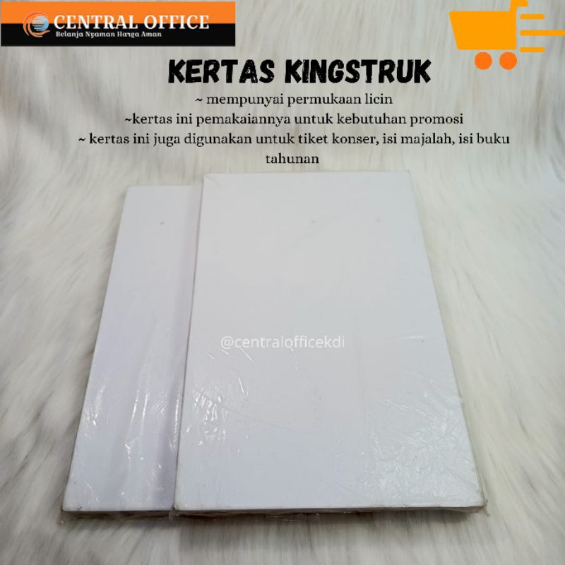 

Kertas Kingstruk Folio 120 Gr/Artpaper 120Gr