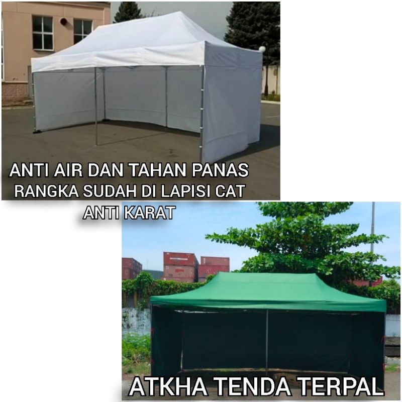 TENDA LIPAT 3X6 SUPER PREMIUM DINDING 3 SISI