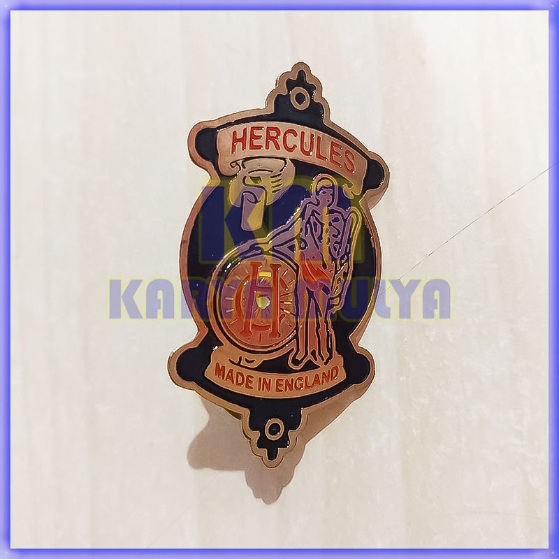 Pin Hiasan Baju Topi Tas Hercules - Pin Hercules Hitam - Karya Mulya