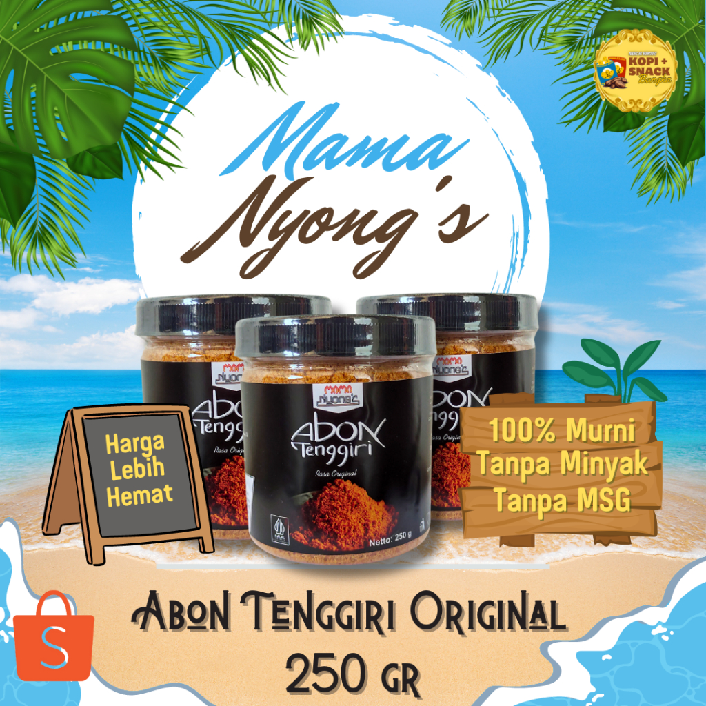 

Abon Ikan Tenggiri Mama Nyong's Original 250gr