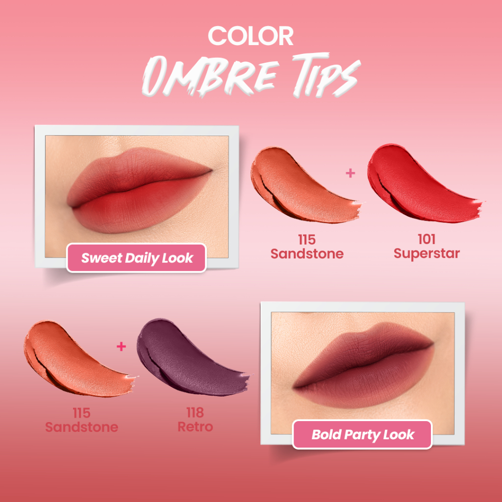 Hanasui Lipstik Mattedorable | Hanasui Mattedorable Lipstick