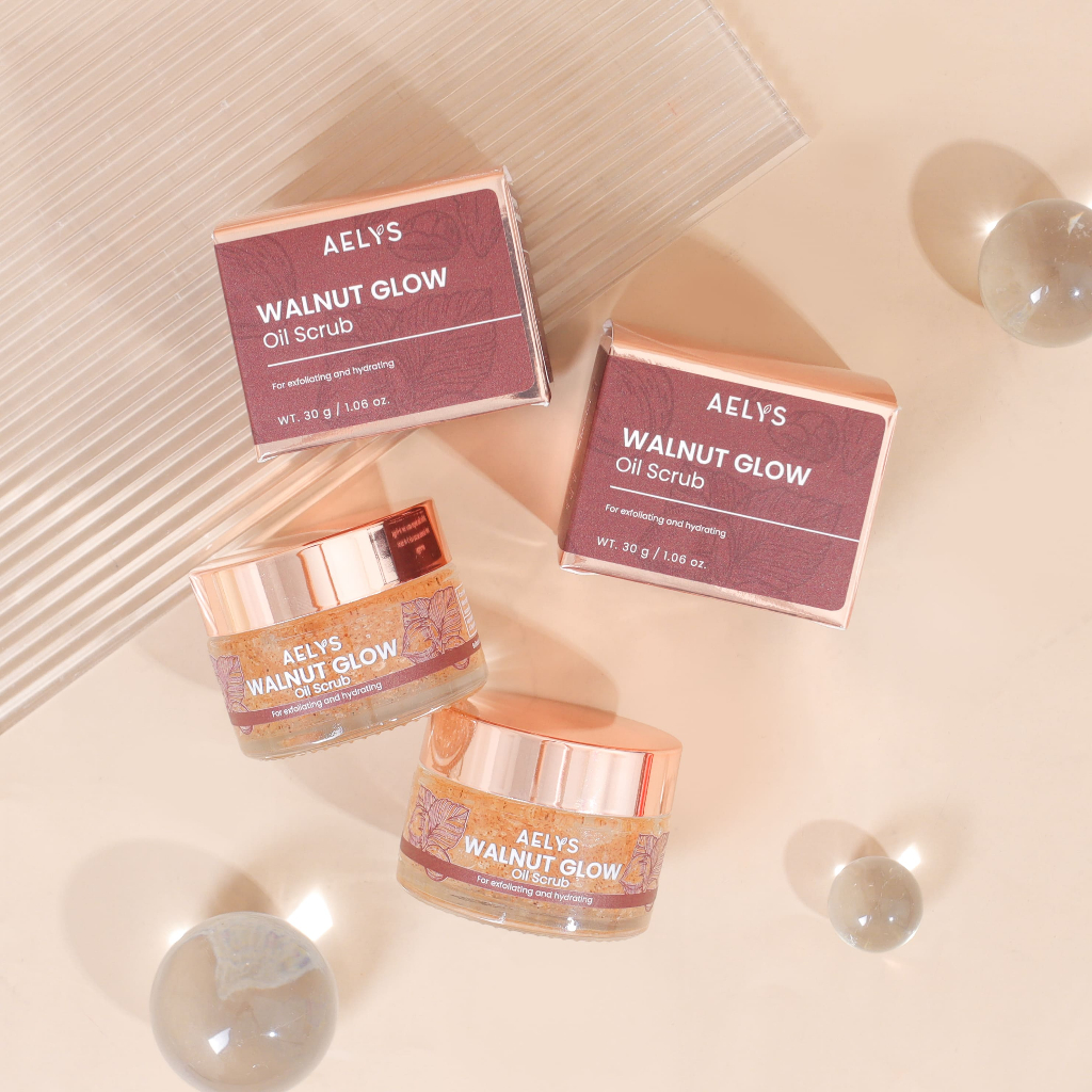 AELYS Walnut Glow Oil Scrub