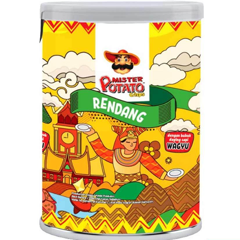 

MISTER POTATO Snack Crisps Rendang 35gr