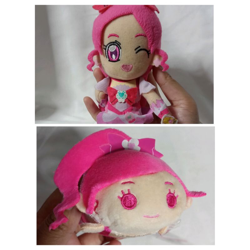 Set Plush Mascot &amp; Puripuri Otedama Heartcatch Precure (Pretty Cure Series) - Cure Blossom