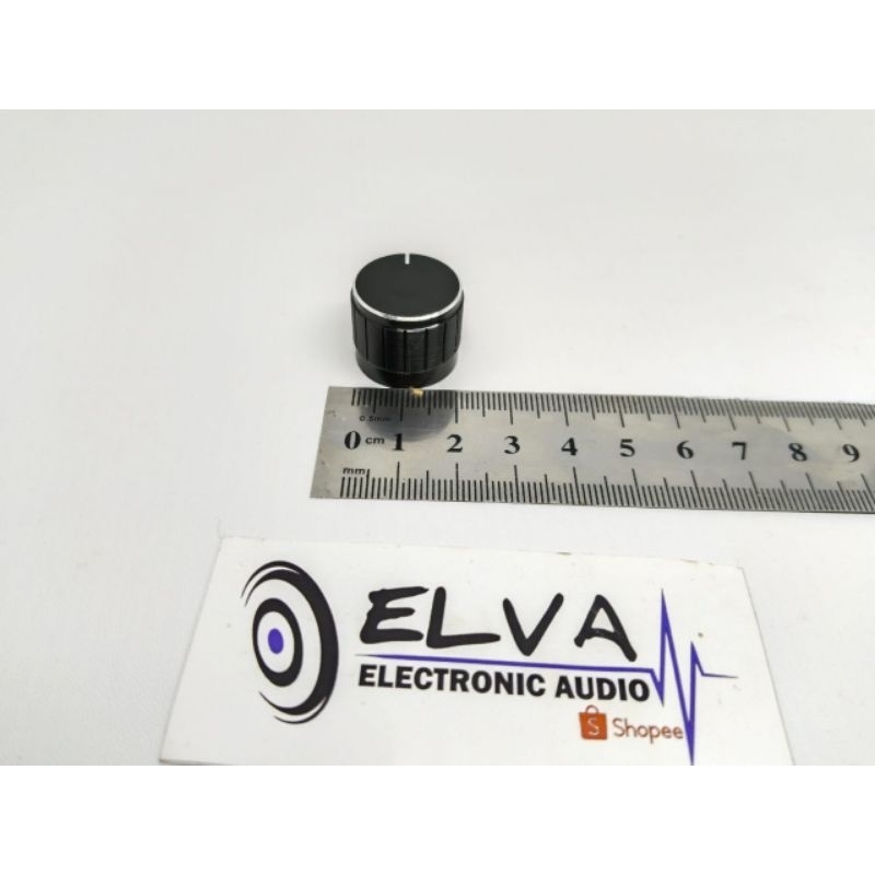 knob potensio bahan alumunium diameter 2cm