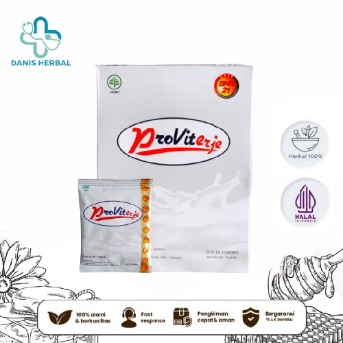 

Susu kambing etawa provit plus royal jelly 1box isi 50 sachet kemasan baru