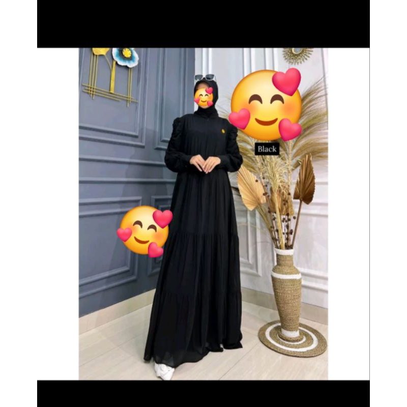 Dress busui Minna dress gratis hijab segi empat sudah 1 set.