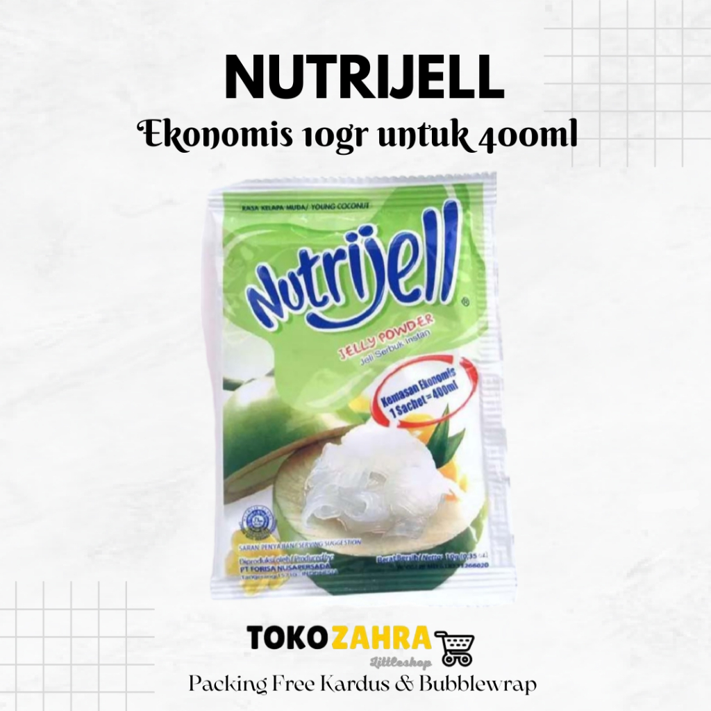 

Nutrijell Ekonomis 10gr Rasa Kelapa Muda