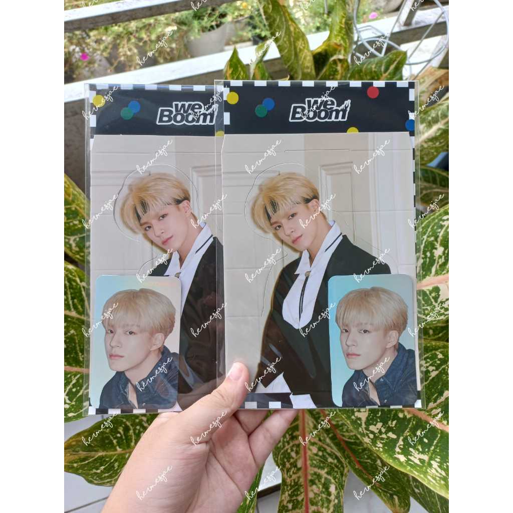 JENO WE BOOM STANDEE + HOLOGRAM PHOTOCARD [SEALED]