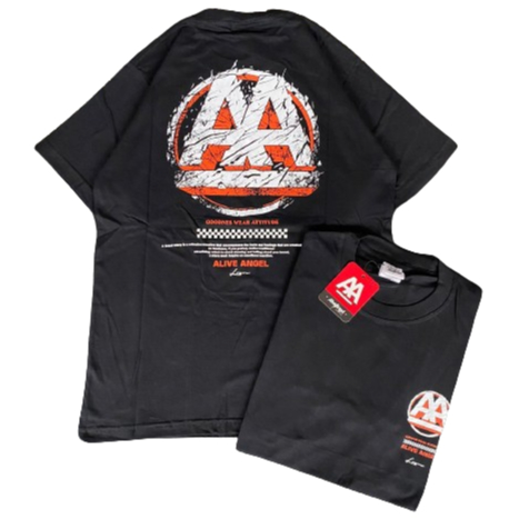 TSHIRT DISTRO PRIA & WANITA / SURFING SIMPLE ALIVE ANGEL VIBES / KAOS STREETWEAR / ATTITUDE / BLACK 