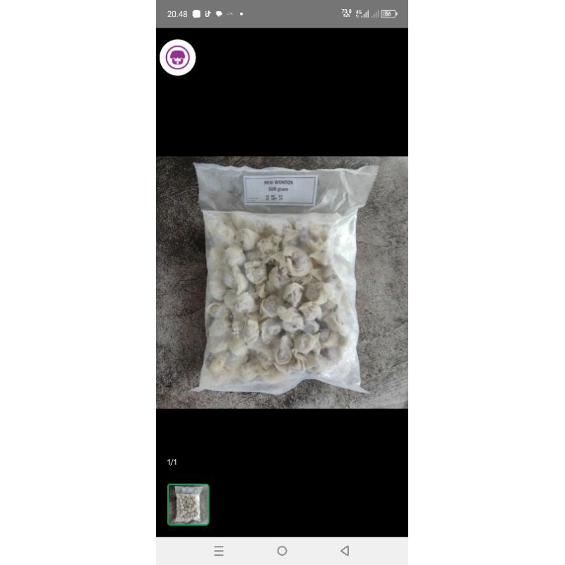 

Bumifood Mini Wonton 500 gr