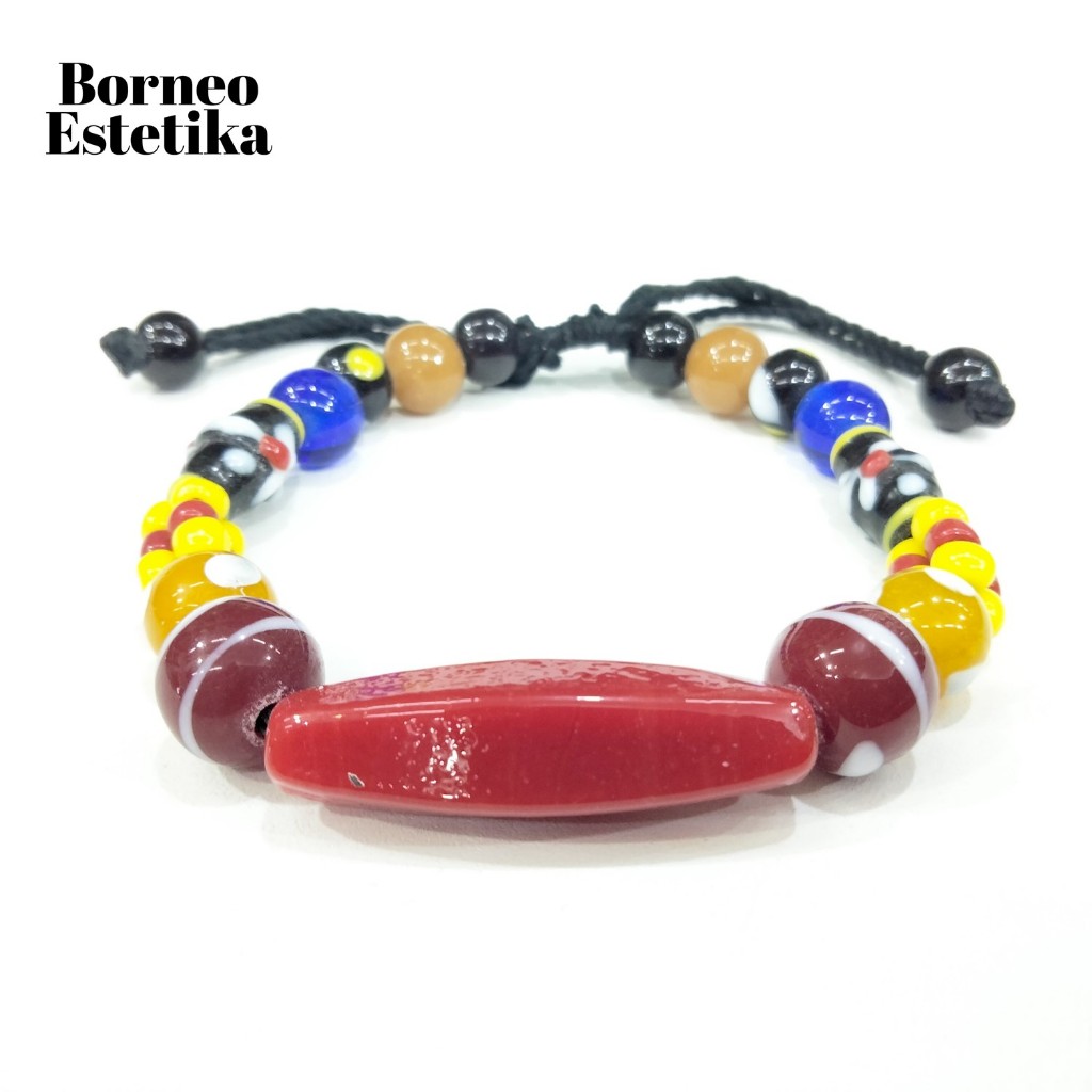 Gelang Lilis Lamiang Gelang Manik Manik Kalimantan Gelang Etnik Oleh Oleh Kalimantan