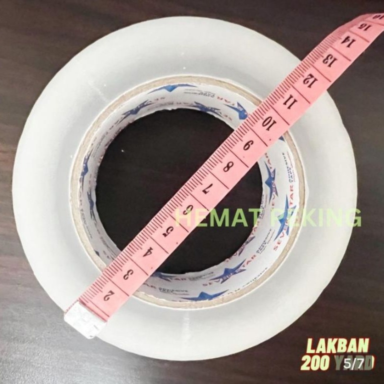 

Harga Murah Lakban Isolasi Bening Cokelat 2 yard B81