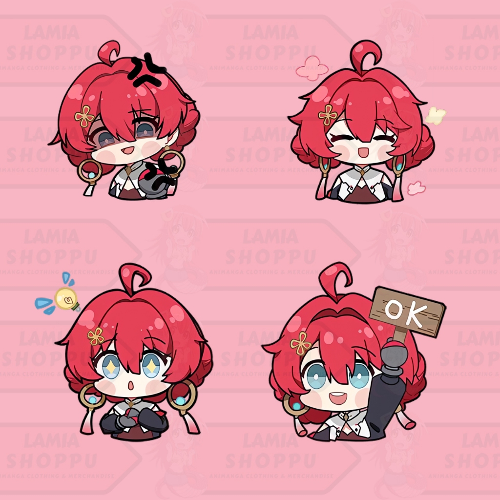 

Sticker Game Wuthering Waves Danjin Chibi | Sticker WW Danjin