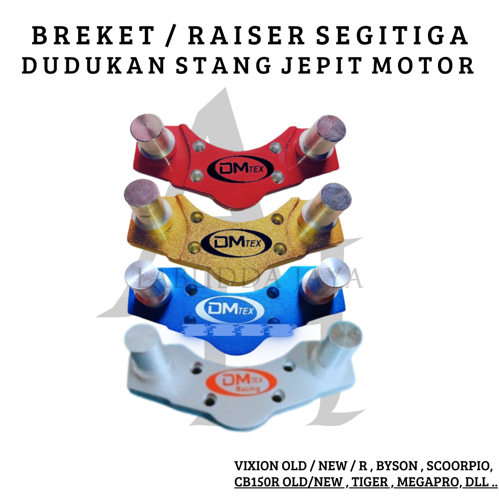 DUDUKAN Raiser Stang Jepit Vixion Old/New/R/VVA, CB150R OLD/NEW, Megapro, Dudukan Setang Jepit