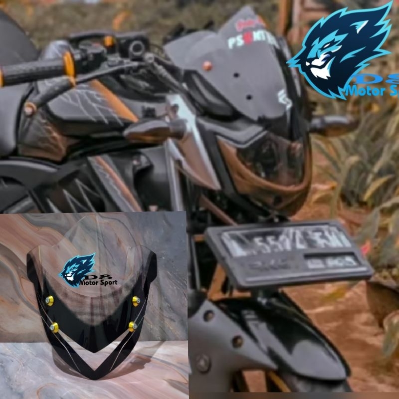 VARIASI VISOR/KACA DEPAN VIXION OLD VIXION LAMA MODEL TERBARU WINDSHIELD VIXION OLD PLUS BAUT VARIAS