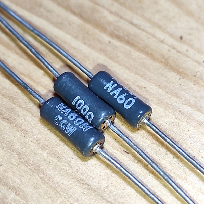 Resistor 100 Ohm 1/2W  NA60 / RN60D CGW Corning Glass Works 100R RN60 NA60M CMF-60 100ohm 1/2watt 0.