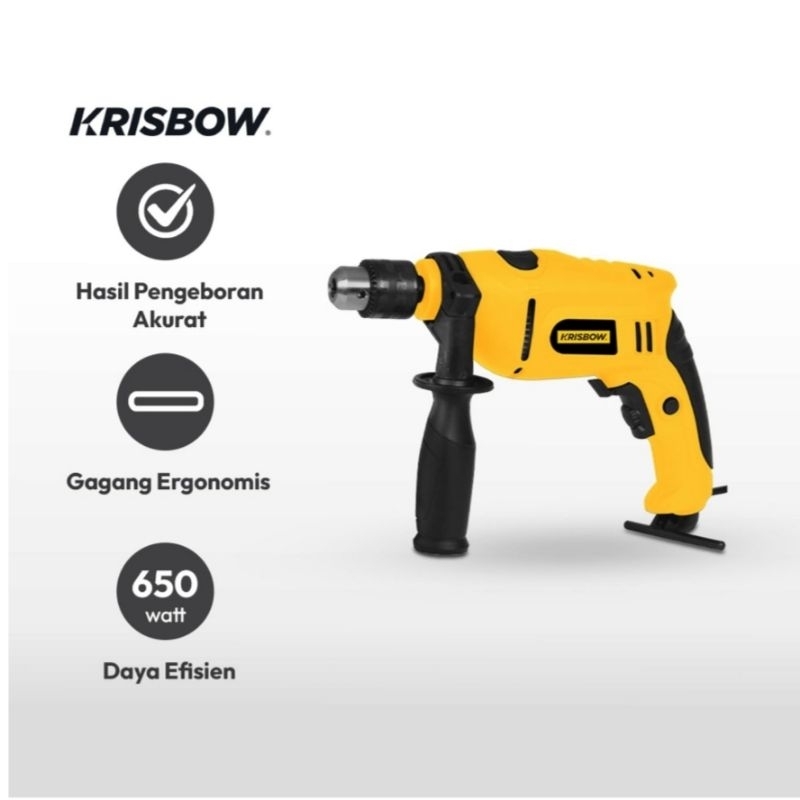 BOR TEMBOK , IMPACT DRILL 13MM KRISBOW