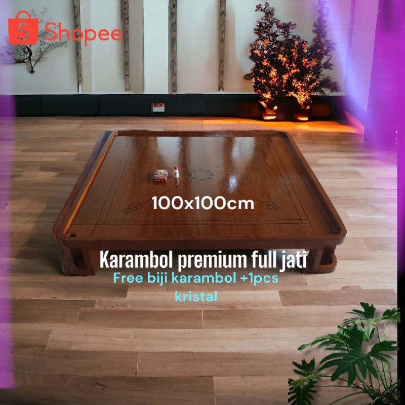 karambol sultan ukuran 100 x100 bahan full jati berkualitas